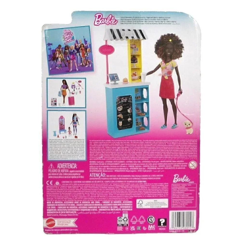 BARBIE Life In The City African American doll with doggie MATTEL 2022, NEW